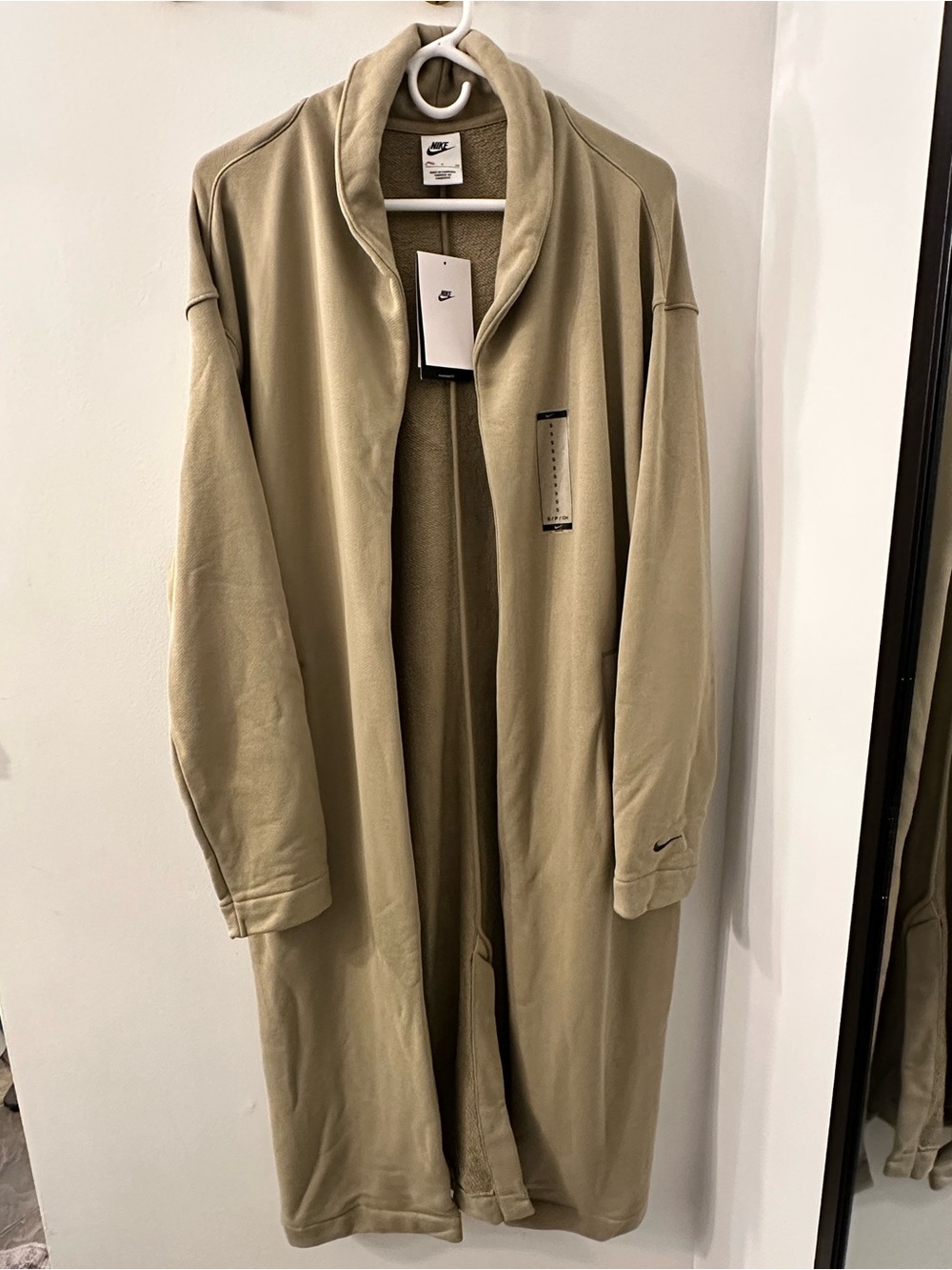 NWT NIKE Sportswear Modern Fleece Oversized Duster women’s size small